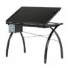 Canvas & Color Adjustable Craft Station Black Glass - Studio Designs -Outlet Desks Store unnamed file 5700
