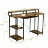 Costway 47'' Computer Desk Writing Study Table w/ Keyboard Tray & Monitor Stand -Outlet Desks Store unnamed file 571