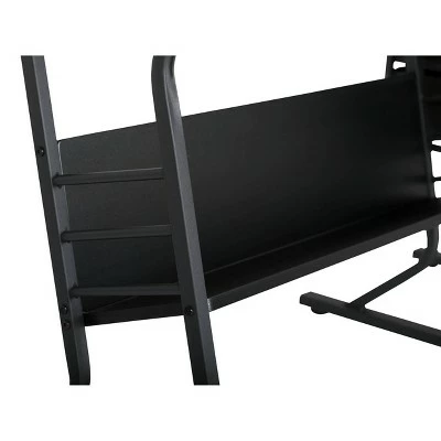 Studio Designs Eclipse Hobby Table with Stool - Black/White 8 Studio Designs Eclipse Hobby Table with Stool - Black/White - Image 6