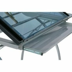 Studio Designs Futura Craft Station with Folding Shelf - Silver/Blue Glass 16 Studio Designs Futura Craft Station with Folding Shelf - Silver/Blue Glass -Outlet Desks Store unnamed file 5725