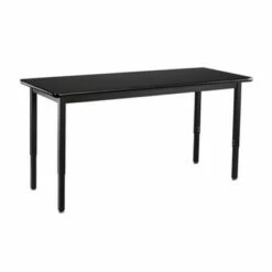 Heavy Duty Height Adjustable Table Black Frame/Black Top - National Public Seating 20 Heavy Duty Height Adjustable Table Black Frame/Black Top - National Public Seating -Outlet Desks Store unnamed file 5735