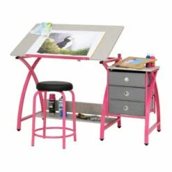 2pc Canvas & Color Adjustable Top Center - Studio Designs Black/white -Outlet Desks Store unnamed file 5754