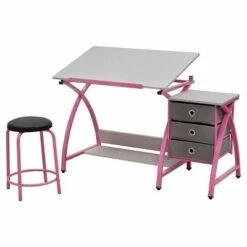 2pc Canvas & Color Adjustable Top Center - Studio Designs Black/white -Outlet Desks Store unnamed file 5758