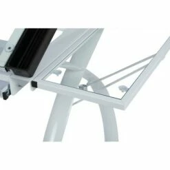 Studio Designs Futura Craft Station with Folding Shelf-White/Clear Glass -Outlet Desks Store unnamed file 5783