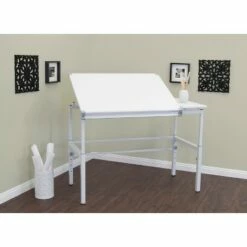 30" x 42" Canvas & Color Split Top Workstation White - Studio Designs -Outlet Desks Store unnamed file 5797