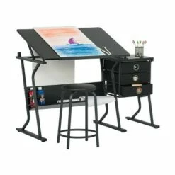 2pc Canvas & Color Craft Center Black - Studio Designs