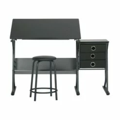 2pc Canvas & Color Craft Center Black - Studio Designs -Outlet Desks Store unnamed file 5801