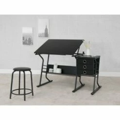 2pc Canvas & Color Craft Center Black - Studio Designs -Outlet Desks Store unnamed file 5808