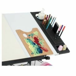 2pc Fusion Craft Center Black/White - Studio Designs -Outlet Desks Store unnamed file 5814