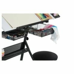 2pc Fusion Craft Center Black/White - Studio Designs -Outlet Desks Store unnamed file 5816