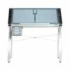 Canvas & Color Adjustable Craft Station Silver/Blue Glass - Studio Designs -Outlet Desks Store unnamed file 5827