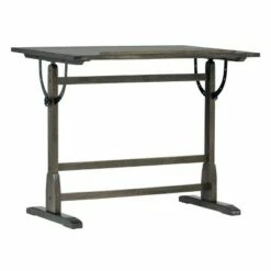 42"x30" Vintage Solid Wood Drawing/Drafting Table with Adjustable Tilting Top - studio designs Black -Outlet Desks Store unnamed file 5837