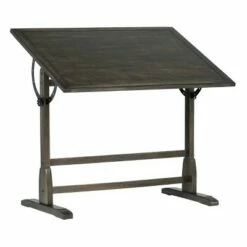 42"x30" Vintage Solid Wood Drawing/Drafting Table with Adjustable Tilting Top - studio designs Black -Outlet Desks Store unnamed file 5840