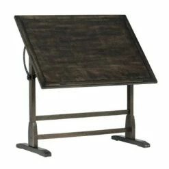 42"x30" Vintage Solid Wood Drawing/Drafting Table with Adjustable Tilting Top - studio designs Black -Outlet Desks Store unnamed file 5841