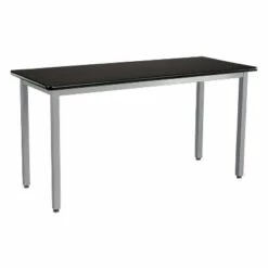 Heavy Duty Table Gray Frame/Black Top - National Public Seating 22 Heavy Duty Table Gray Frame/Black Top - National Public Seating -Outlet Desks Store unnamed file 5866