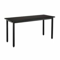 Heavy Duty Table Black Frame/Black Top - National Public Seating -Outlet Desks Store unnamed file 5888