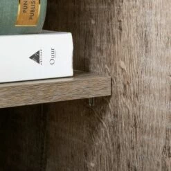 Axess Desk with Keyboard Tray Weathered Oak - South Shore -Outlet Desks Store unnamed file 591