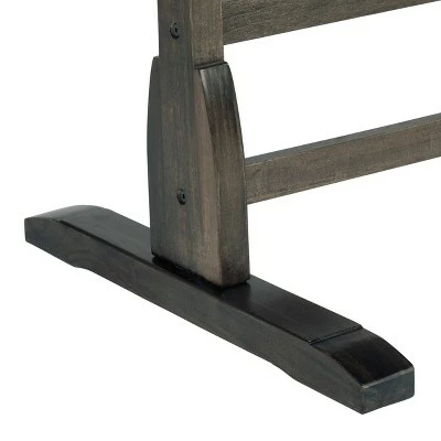 Vintage Solid Wood Drawing/Drafting Table with 36" Wide Adjustable Top Distressed Black - studio designs 9 Vintage Solid Wood Drawing/Drafting Table with 36" Wide Adjustable Top Distressed Black - studio designs - Image 8