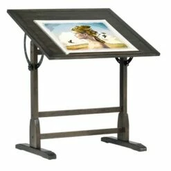 Vintage Solid Wood Drawing/Drafting Table with 36" Wide Adjustable Top Distressed Black - studio designs 24 Vintage Solid Wood Drawing/Drafting Table with 36" Wide Adjustable Top Distressed Black - studio designs -Outlet Desks Store unnamed file 5925
