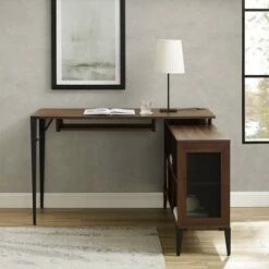 Modern Industrial Executive Desk with Cubbyhole Storage - Saracina Home Rustic Oak 12 Modern Industrial Executive Desk with Cubbyhole Storage - Saracina Home Rustic Oak -Outlet Desks Store unnamed file 6008