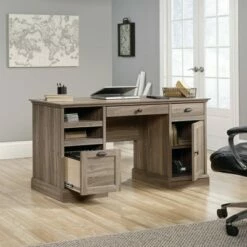 Barrister Lane Executive Desk Brown - Sauder -Outlet Desks Store unnamed file 6045