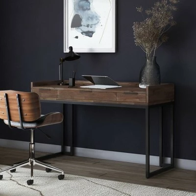 Bolton Desk Rustic Natural Aged Brown - WyndenHall 3 Bolton Desk Rustic Natural Aged Brown - WyndenHall