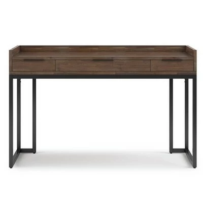 Bolton Desk Rustic Natural Aged Brown - WyndenHall 8 Bolton Desk Rustic Natural Aged Brown - WyndenHall - Image 6