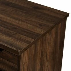 DuPonte Modern Double Sided Pedestal Executive Desk Dark Walnut - Saracina Home -Outlet Desks Store unnamed file 6094