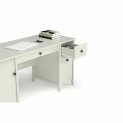 Quarters & Craft 57" High Tide Computer Desk with Drawers Weathered White - Quarters & Craft -Outlet Desks Store unnamed file 6120