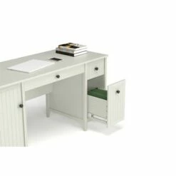 Quarters & Craft 57" High Tide Computer Desk with Drawers Weathered White - Quarters & Craft -Outlet Desks Store unnamed file 6121