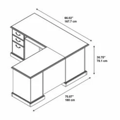 Bennington L-Desk from Kathy Ireland Home - Bush Furniture. -Outlet Desks Store unnamed file 6137