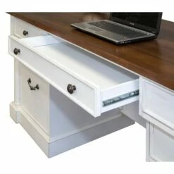 66" Durham Double Pedestal Executive Desk White - Martin Furniture -Outlet Desks Store unnamed file 6142