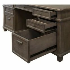 Carson Double Pedestal Desk Brown - Martin Furniture 10 Carson Double Pedestal Desk Brown - Martin Furniture -Outlet Desks Store unnamed file 6147