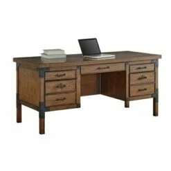 Addison Half Pedestal Desk Auburn - Martin Furniture -Outlet Desks Store unnamed file 6181