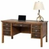 Heritage Half Pedestal Desk Brown - Martin Furniture -Outlet Desks Store unnamed file 6190