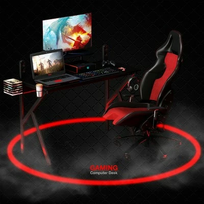 Costway Gaming Desk Computer Desk PC Table Workstation with Cup Holder & Headphone Hook 6 Costway Gaming Desk Computer Desk PC Table Workstation with Cup Holder & Headphone Hook - Image 4