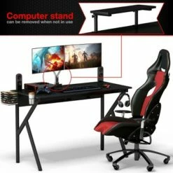 Costway Gaming Desk Computer Desk PC Table Workstation with Cup Holder & Headphone Hook 15 Costway Gaming Desk Computer Desk PC Table Workstation with Cup Holder & Headphone Hook -Outlet Desks Store unnamed file 6234