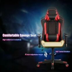 Costway Gaming Desk&Massage Gaming Chair Set w/Headphone Hook & Game Storage 21 Costway Gaming Desk&Massage Gaming Chair Set w/Headphone Hook & Game Storage -Outlet Desks Store unnamed file 6273