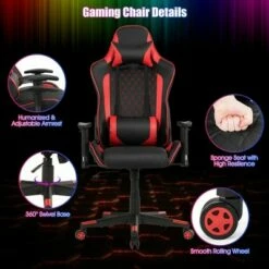 Costway Gaming Desk&Massage Gaming Chair Set w/Headphone Hook & Game Storage 23 Costway Gaming Desk&Massage Gaming Chair Set w/Headphone Hook & Game Storage -Outlet Desks Store unnamed file 6275