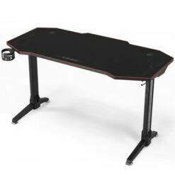 Costway 55'' Gaming Desk T-shaped Computer Desk w/ Full Mouse Pad & LED Lights -Outlet Desks Store unnamed file 6324