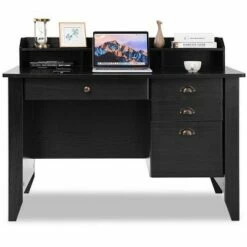 Costway Computer Desk PC Laptop Writing Table Workstation Student Study Furniture Black -Outlet Desks Store unnamed file 634