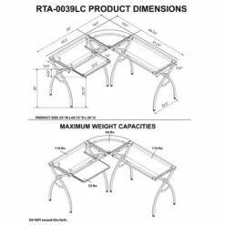L Shaped Colored Tempered Glass Top Desk with Pull Out Keyboard Tray Black - Techni Mobili 14 L Shaped Colored Tempered Glass Top Desk with Pull Out Keyboard Tray Black - Techni Mobili -Outlet Desks Store unnamed file 6351