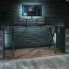 Flash Furniture Gaming Desk with Cup Holder, Headphone Hook, and Monitor/Smartphone Stand -Outlet Desks Store unnamed file 6379