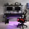 Canzi Gaming Desk with USB Port Black - Acme Furniture -Outlet Desks Store unnamed file 6442