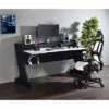 Bigga Gaming Desk Black/White - Acme Furniture -Outlet Desks Store unnamed file 6447