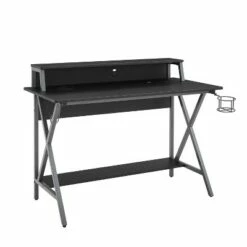 Jasper LED Gaming Desk - Linon Black -Outlet Desks Store unnamed file 6501