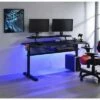 Vildre Gaming Desk with USB Port - Acme Furniture Black -Outlet Desks Store unnamed file 6503