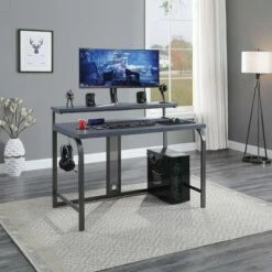 48" Reload Gaming Desk Gray - OSP Home Furnishings -Outlet Desks Store unnamed file 6534
