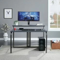 48" Reload Gaming Desk Gray - OSP Home Furnishings -Outlet Desks Store unnamed file 6535