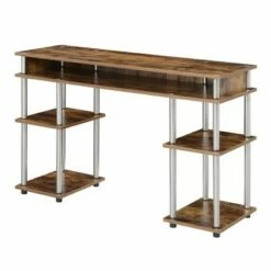 Designs2Go No Tools Student Desk with Shelves - Breighton Home Gray/black -Outlet Desks Store unnamed file 657